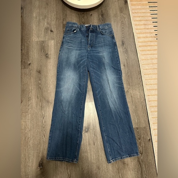 Zara Denim - Zara Women's Blue Straight-Leg Jeans